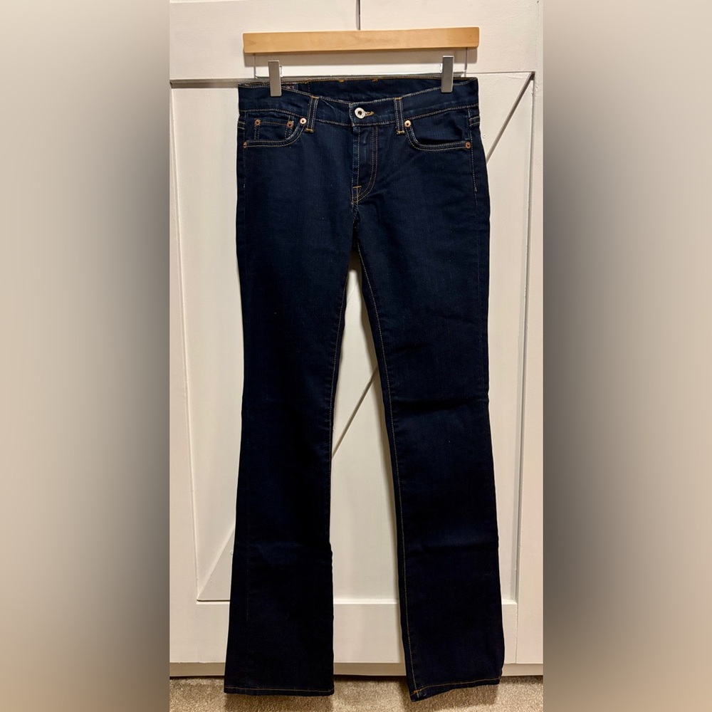 Lucky Brand Vintage Low Rise Dark Indigo Sundown Skinny Jean - Size 2 Regular